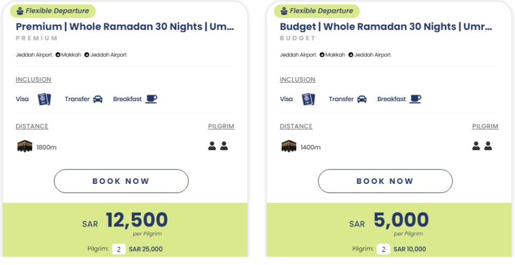 Umrah Companions Great Umrah Deals